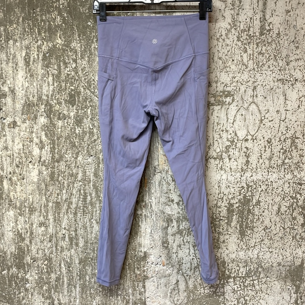 ATHLETA Women's Salutation Stash High Rise II 7/8 Legging Size S In Purple - Picture 5 of 5